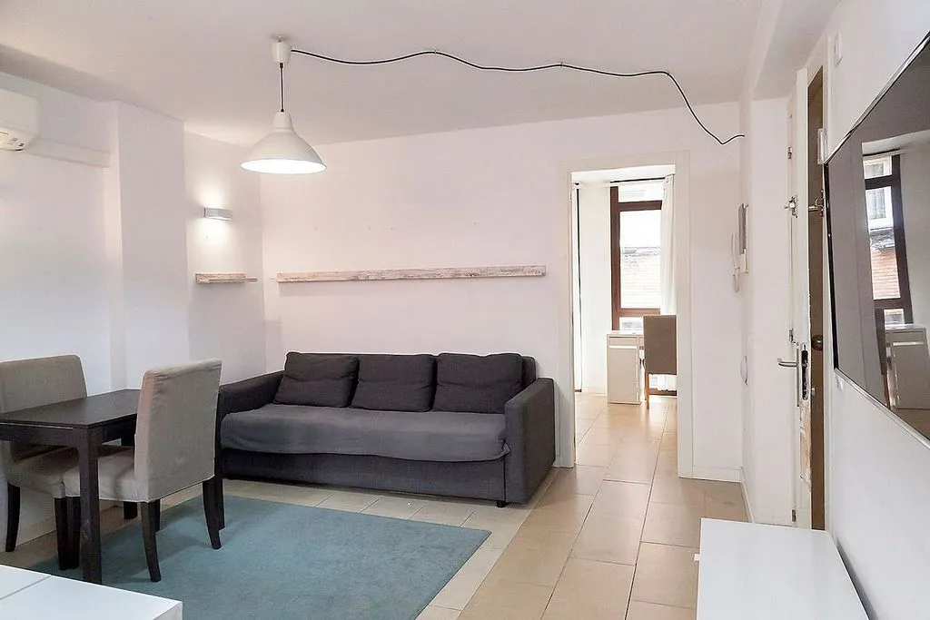 Living Room - Duplex with Terrace in La Salut, Barcelona
