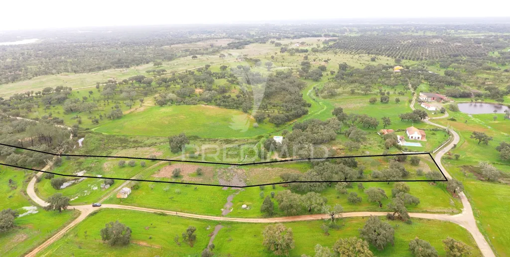 Vista aerea - Rustic Land with Barrage View in Alentejo