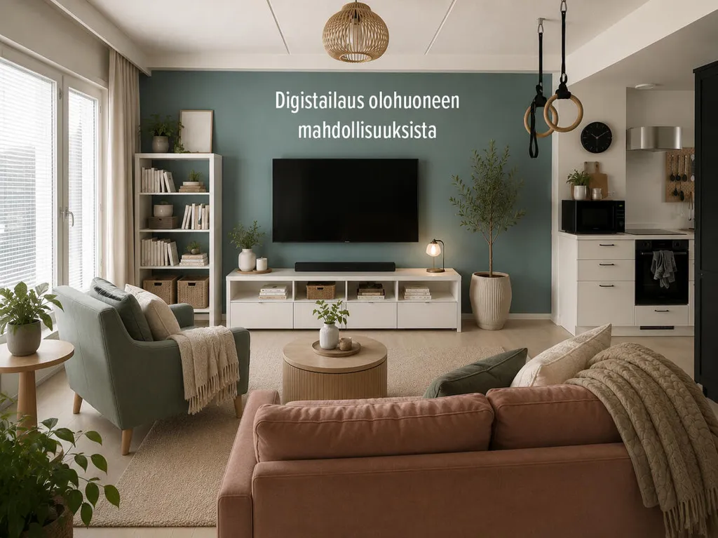 Soggiorno - Terrace Flat with Garden in Siltamäki