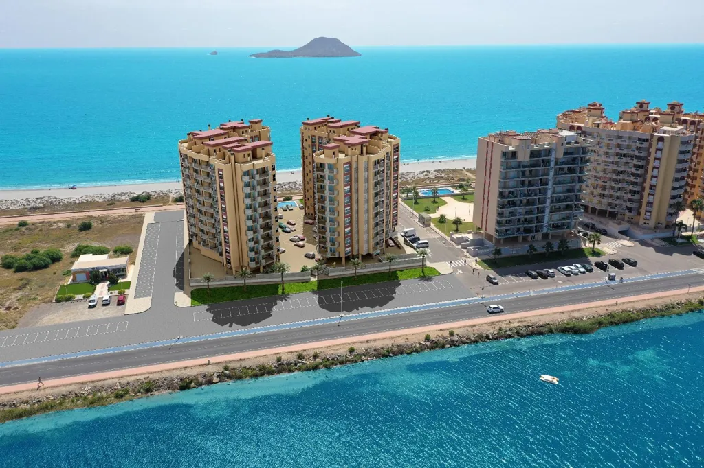 Õhuvaade - Seafront Apartment with Terrace in La Manga