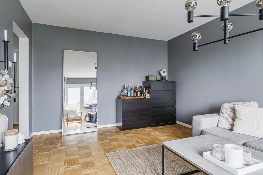Séjour - Bright 2-Bedroom Apartment with Balcony in Linköping