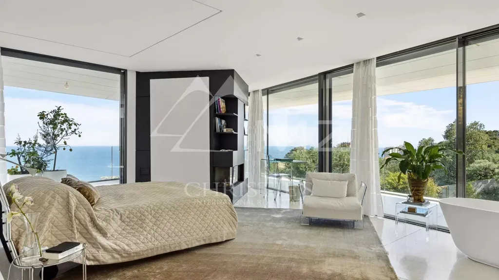 Chambres - Villa Moderne avec Vue Mer près de Monaco