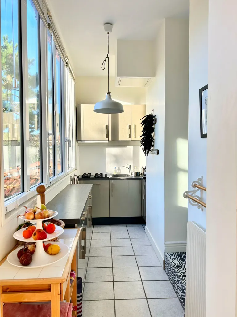 Cucina - Prestigious Flat with Private Garden in Arcachon