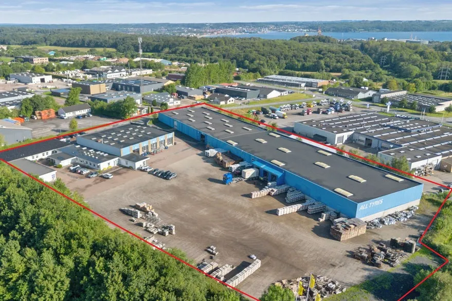 Vue aérienne - Logistics Facility with Good Rent near Aabenraa