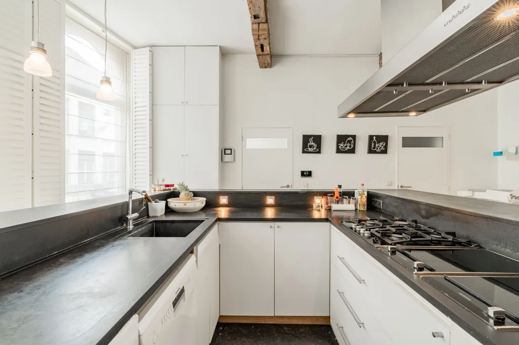 Cuisine - Townhouse avec Piscine à Bruges
