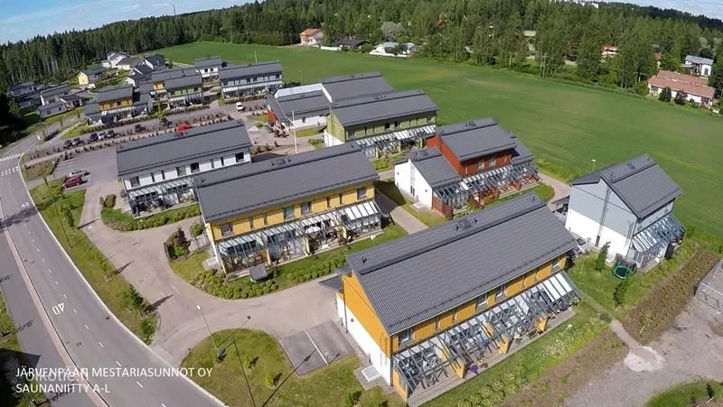 Vue aérienne - 2-Bedroom Apartment with Balcony in Järvenpää