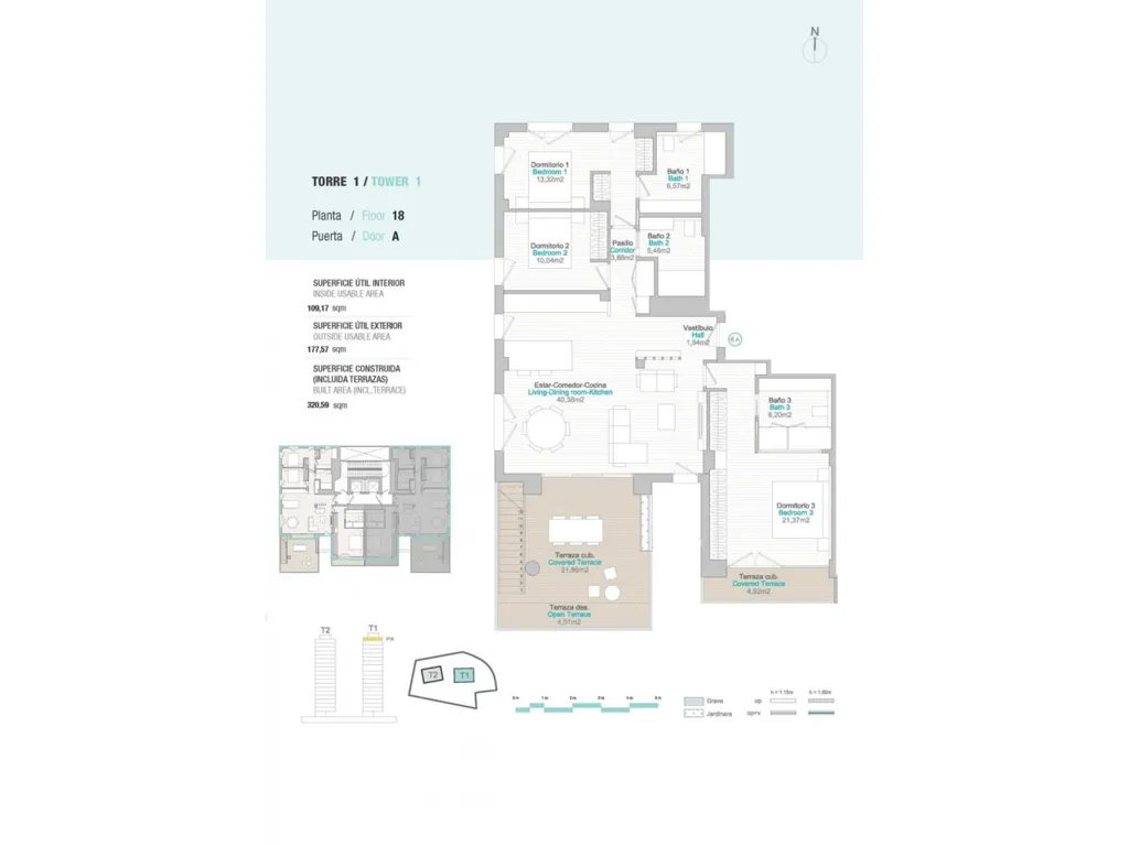 Plan - Luxury Penthouse with Sea View in Calpe