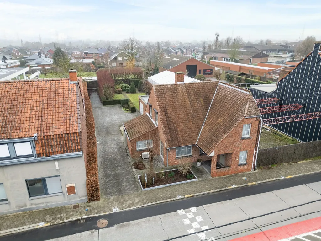 Vue aérienne - Bébouwing avec Terrasse au Cœur de Lendelede