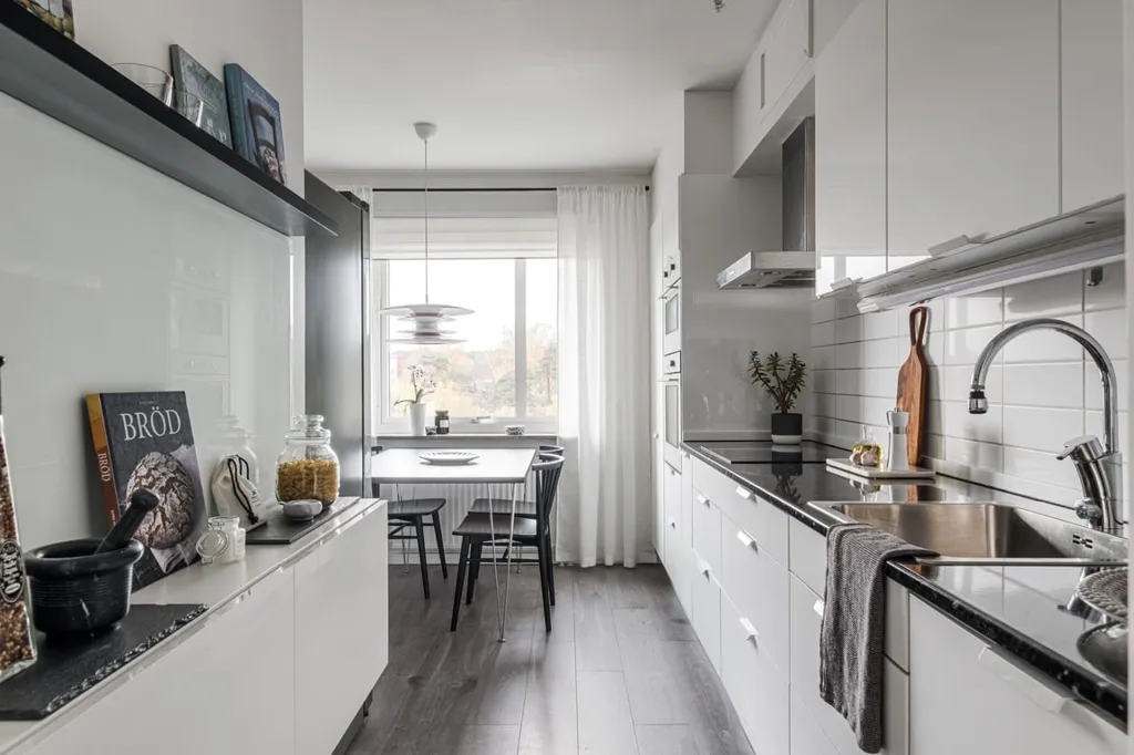 Cuisine - Apartment with Balcony and View in Göteborg