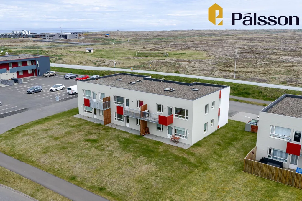 Vista aerea - 4-Bed Apartment with Balcony in Vogar