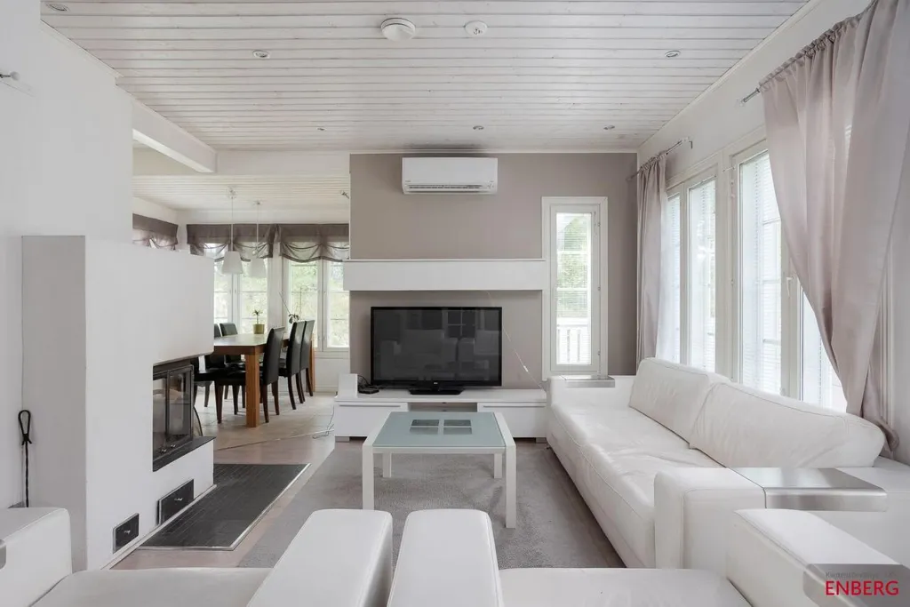 Séjour - Spacious Detached House with Sauna in Seunavuori