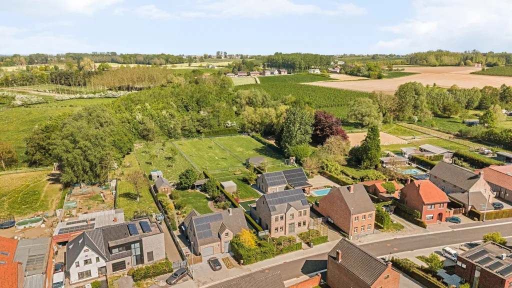 Aerial - Stately Villa with Garden in Romershoven