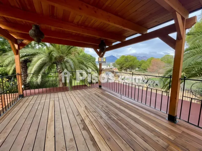 Terrass - Chalet with Pool and Garden in Albir