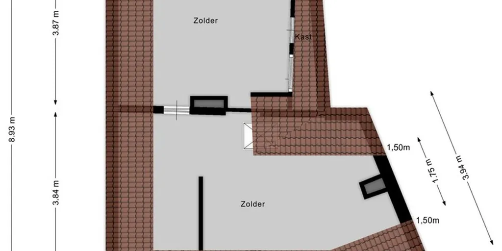 Plaan - Corner Flat with Potential in Scherpenheuvel