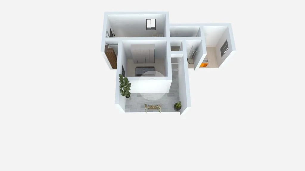 Plan - Modernised Two-Bedroom Apartment in Palermo