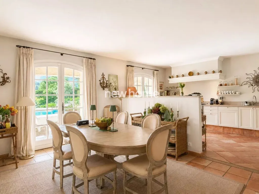 Salle à manger - Villa avec Piscine Chauffée à Valbonne