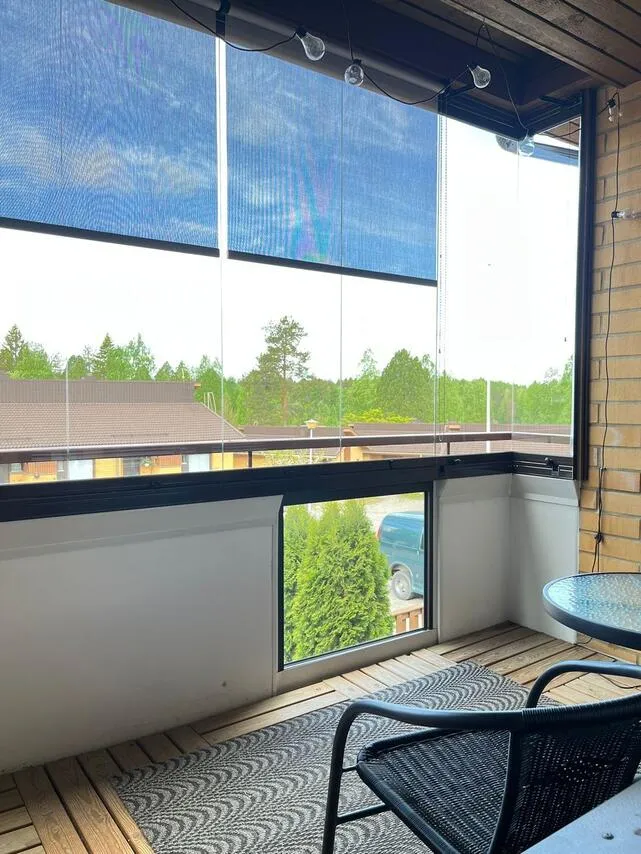 Balcon - Modernised Apartment with Sauna in Iisalmi