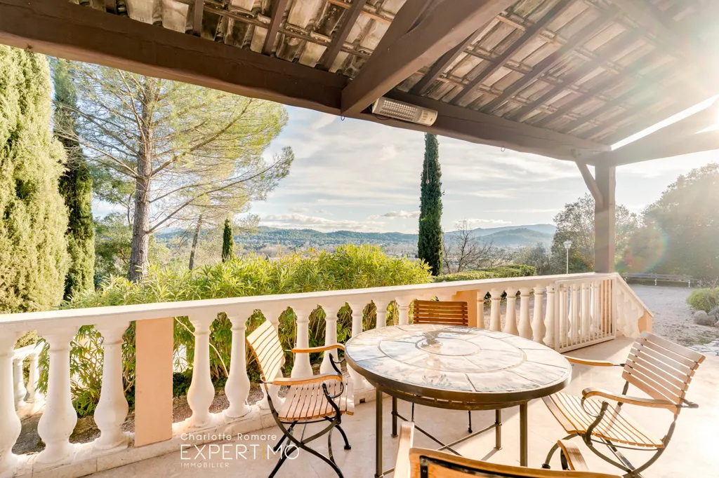 Terrasse - Villa avec Piscine et Vue Panoramique au Val