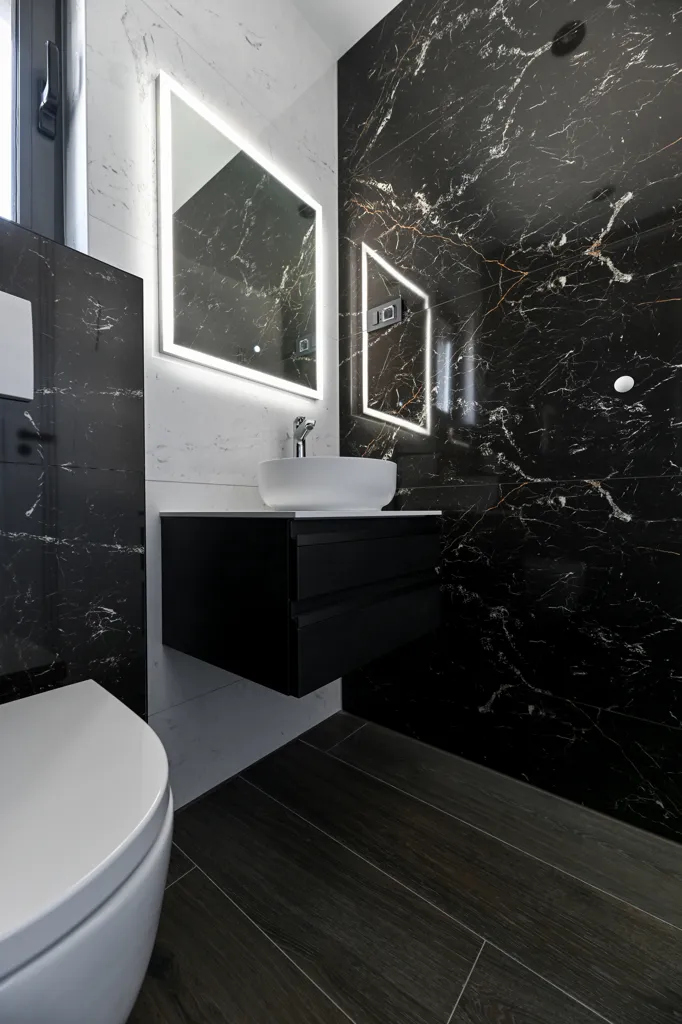 Salles de bain - Luxury Apartment with Sea View in Sukošan