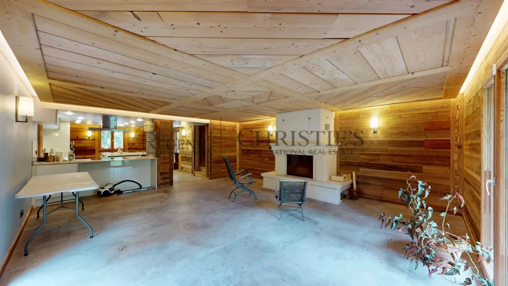 Séjour - Chalet de Luxe avec Vue Montagne à Les Gets