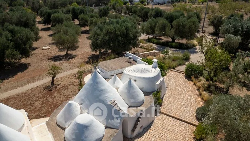 Vue aérienne - Trullo with Pool in Ostuni