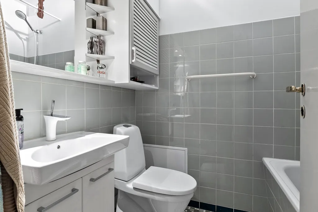 Salles de bain - Apartment with Terrace in Randers SV