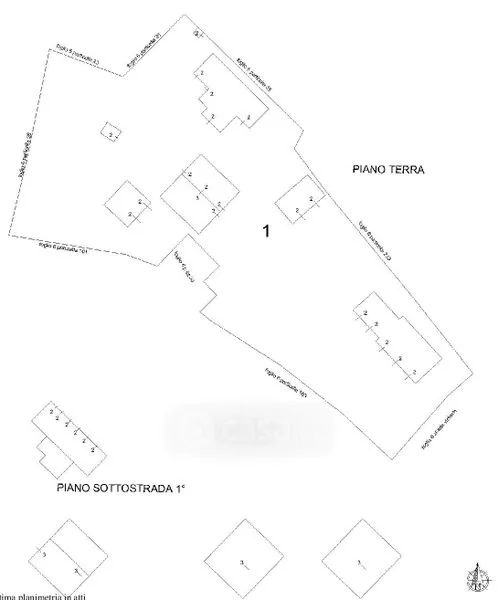 Floor Plan - Rustic Farmhouse with Garden in Loro Piceno