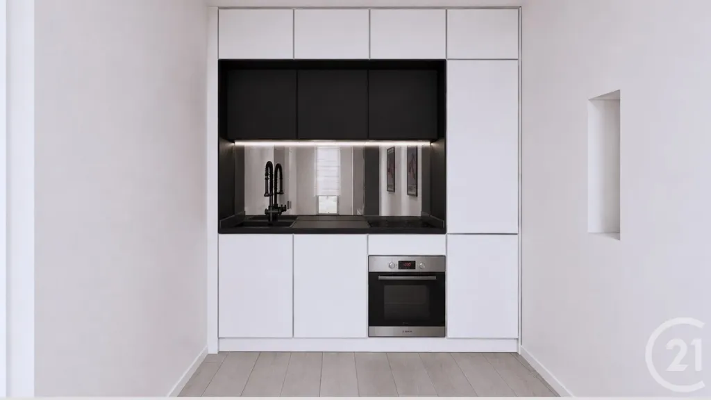Köök - Contemporary 2-Bedroom Apartment in Vieux Nice