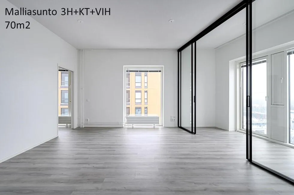 Toad - Modern Flat with Glazed Balcony in Aurinkolahti