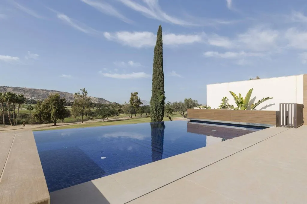 Pool - New Build Villa with Pool in Algorfa