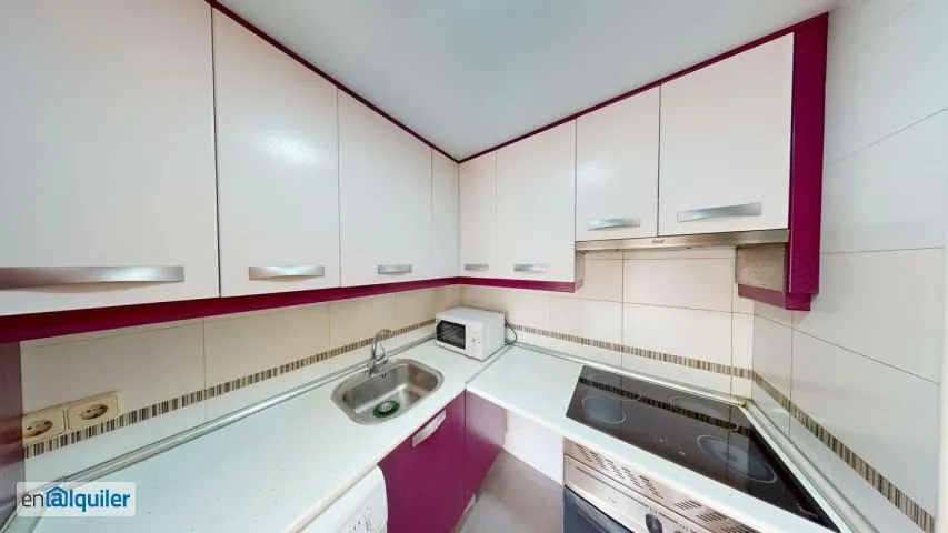 Köök - Modern Studio with Lift in Calle Convenio, Madrid