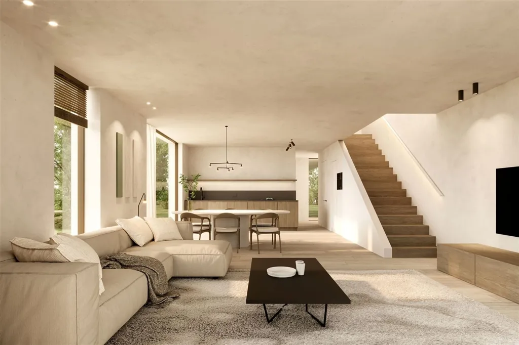 Soggiorno - Contemporary House with Garden in Hansbeke