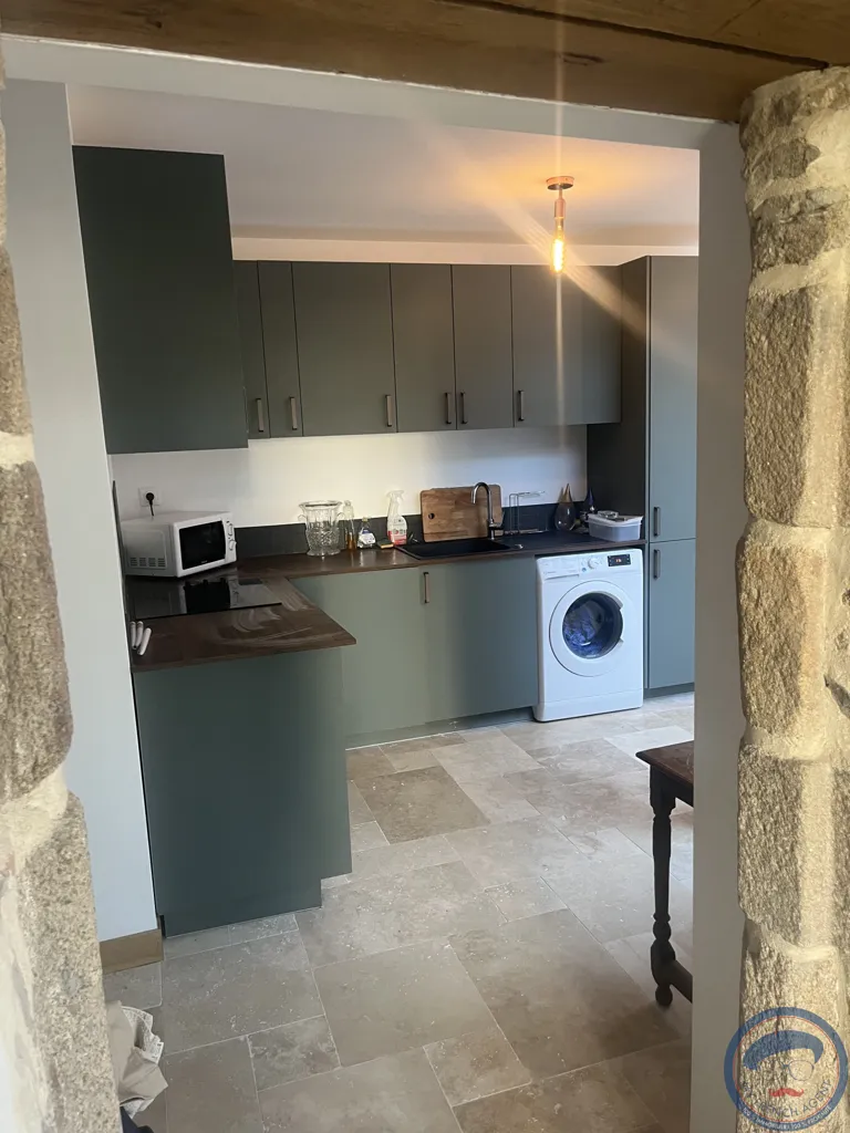 Köök - Renovated Duplex with Private Garden in Croisic