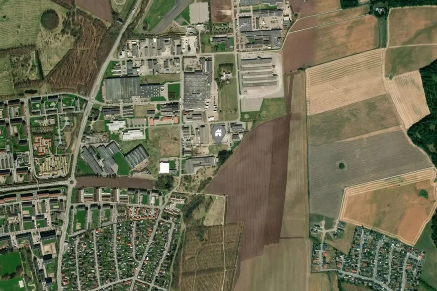 Õhuvaade - Industrial Plot in Randers