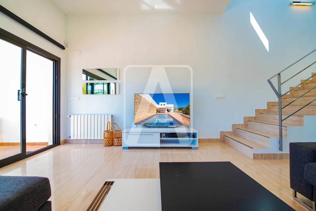 Séjour - Villa with Sea View in Benissa
