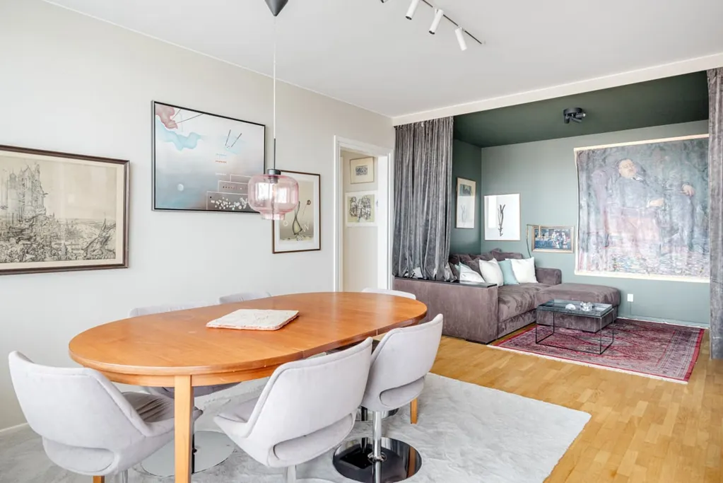 Söögituba - Apartment with Western Balcony in Solna