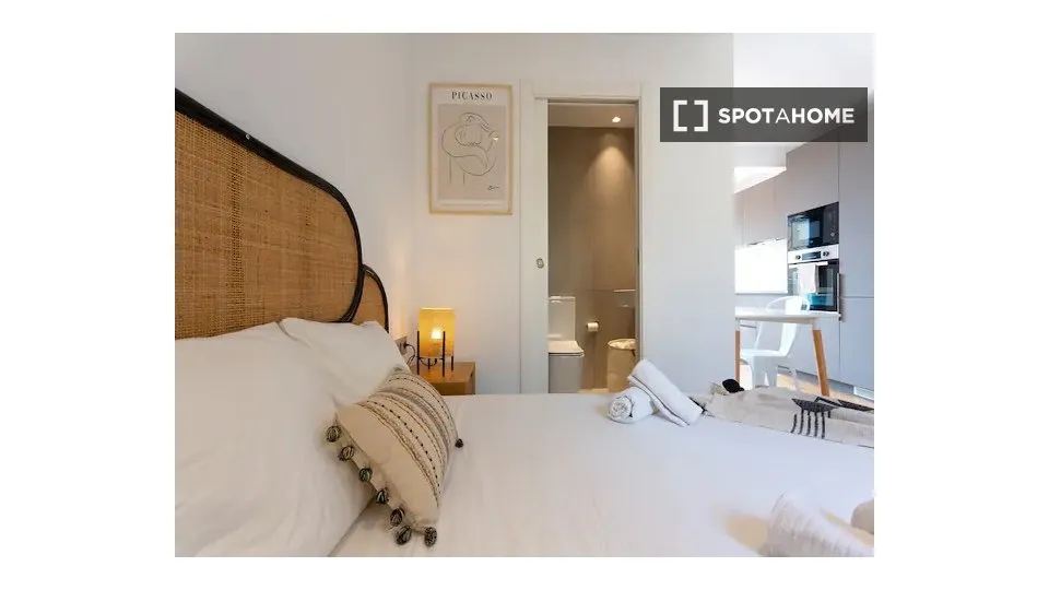 Camere da letto - 1-Bedroom Apartment with Balcony in El Raval