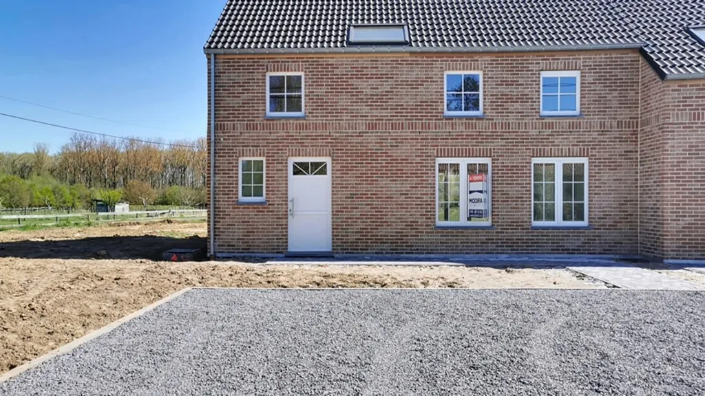 Extérieur - Villa Neuve avec Vue Campagne à Saint-Ghislain