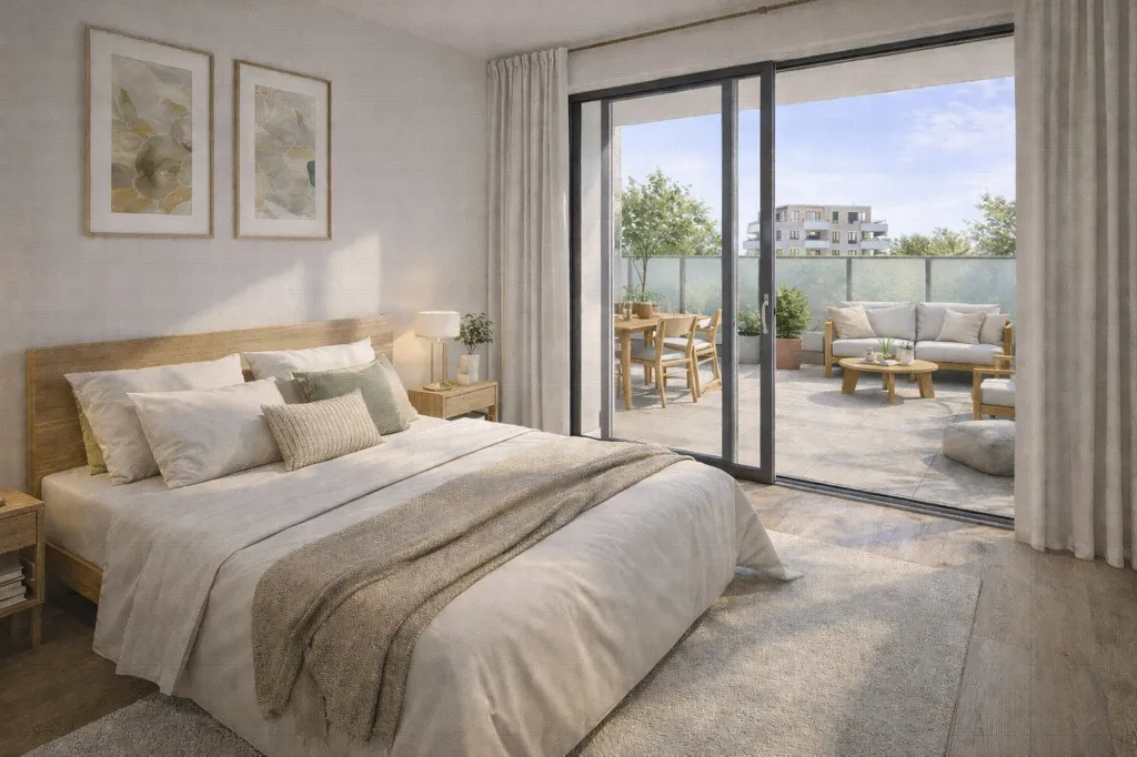 Magamistoad - 3-Bedroom Flat with Balcony in Rambouillet