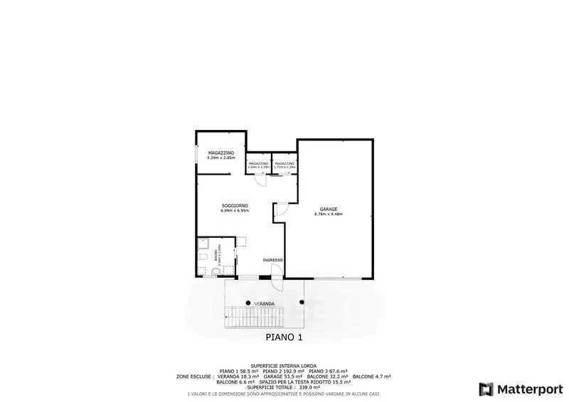Plano - Villa with Lake View in Verbania