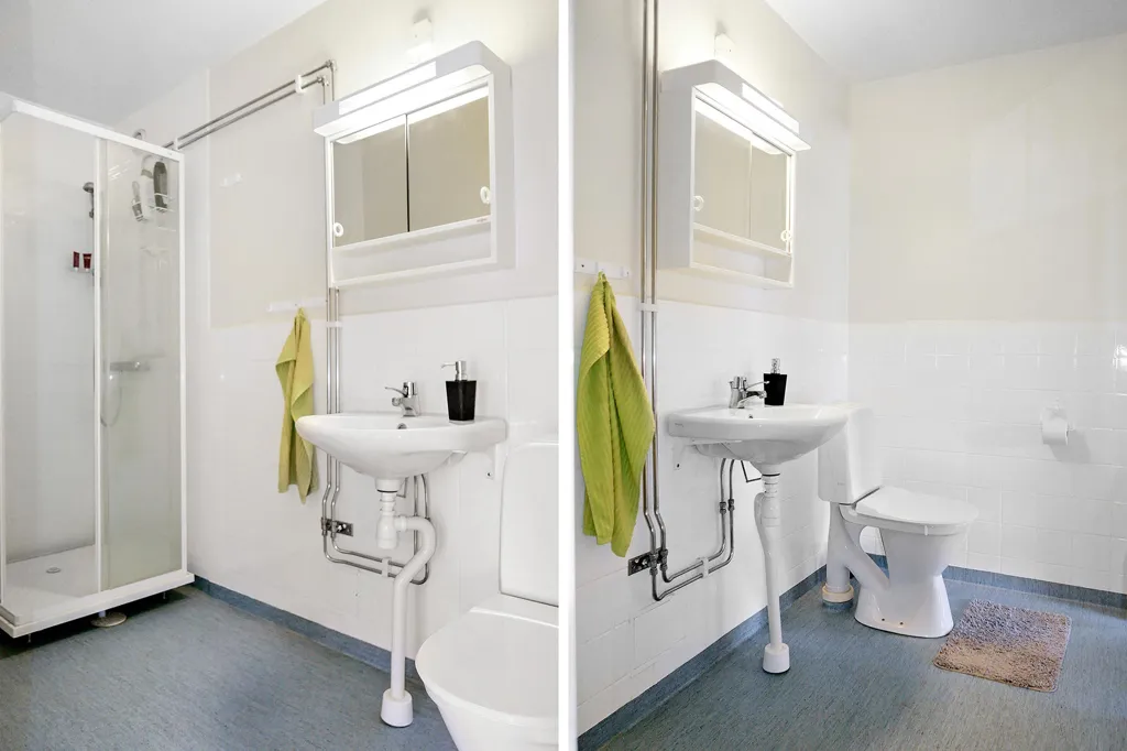Salles de bain - 3-Room Apartment with Balcony in Åmål