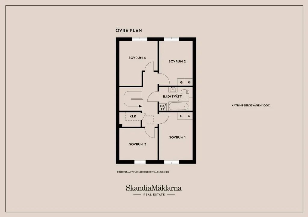 Plaan - Terraced House with Garden in Tullinge