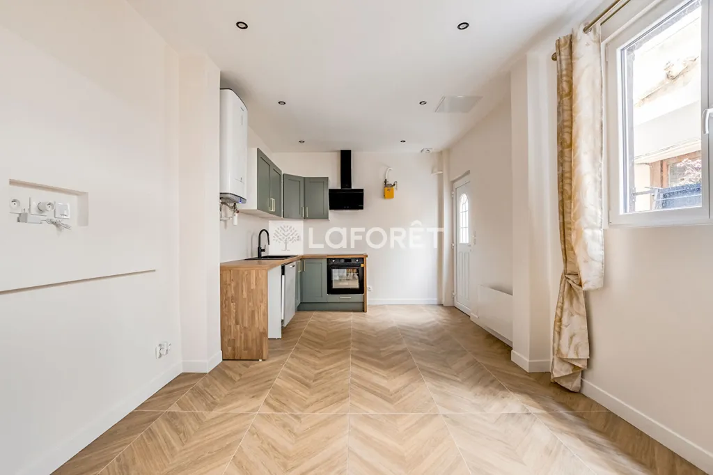 Köök - Renovated 2-Bedroom Flat in Paris 14th
