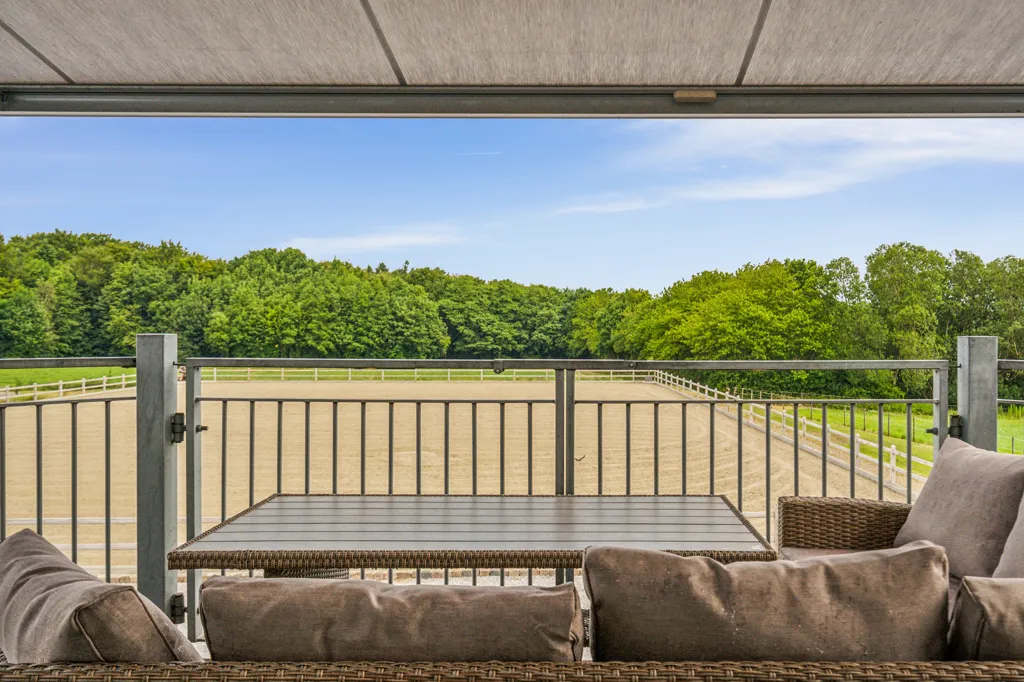 Terrasse - Equestrian Estate with Spa in Vinding