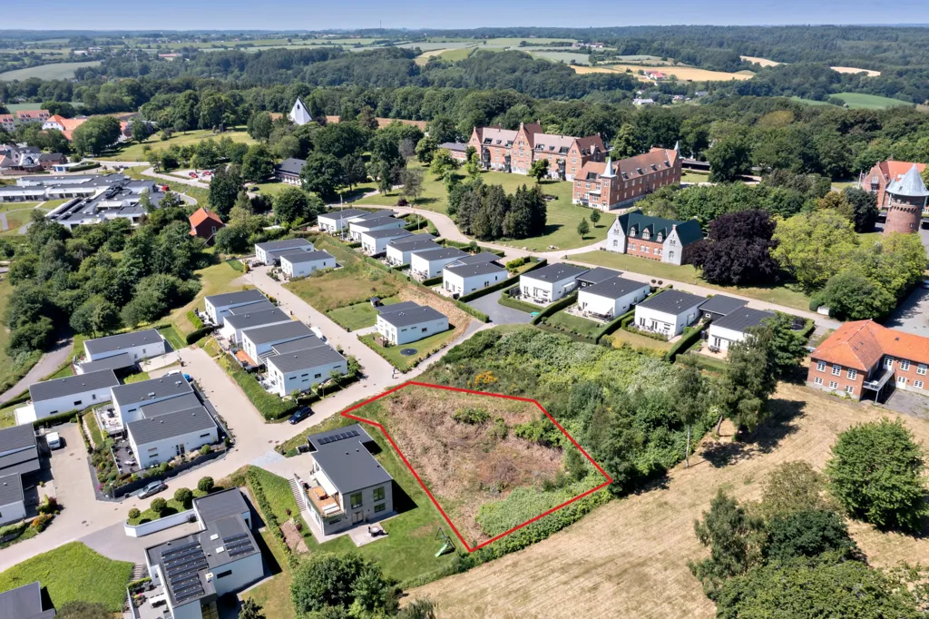 Vue aérienne - Year-Round Plot with 5G Coverage in Børkop
