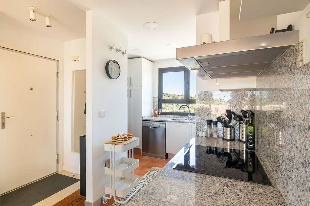 Köök - Penthouse with Sea View in Estepona