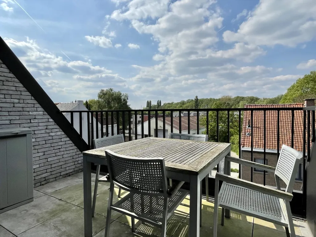 Terrace - Apartment with Two Terraces in Kuurne