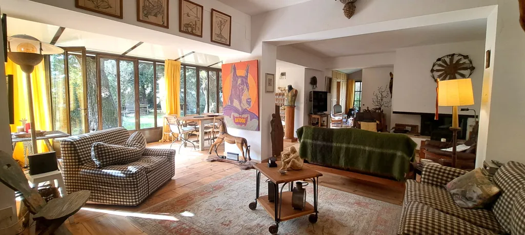 Soggiorno - Charming House with River View in Le Thor