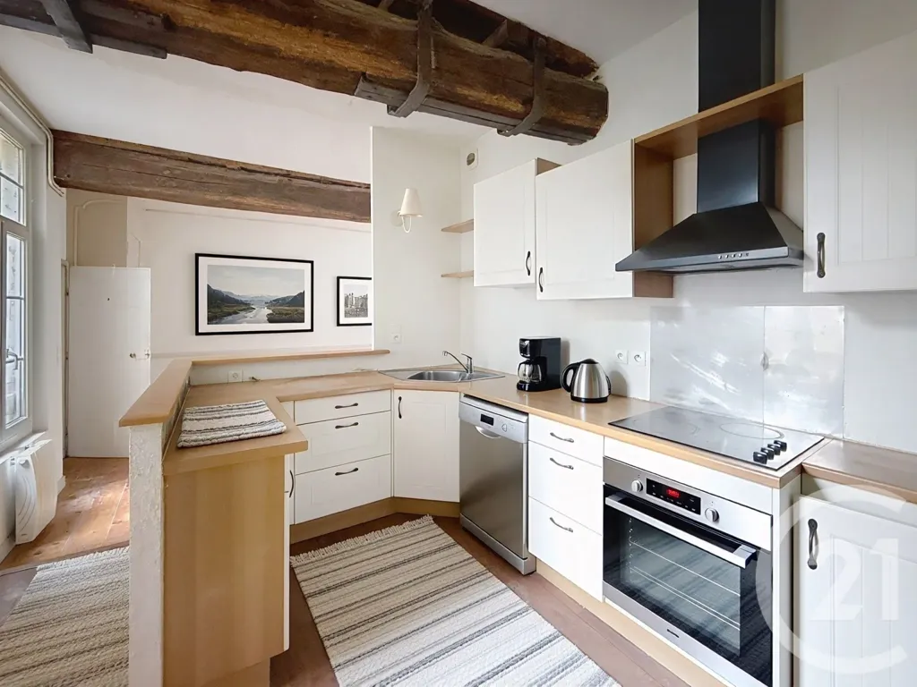 Cuisine - Appartement Rénové avec Vue Sud au Centre de Rennes