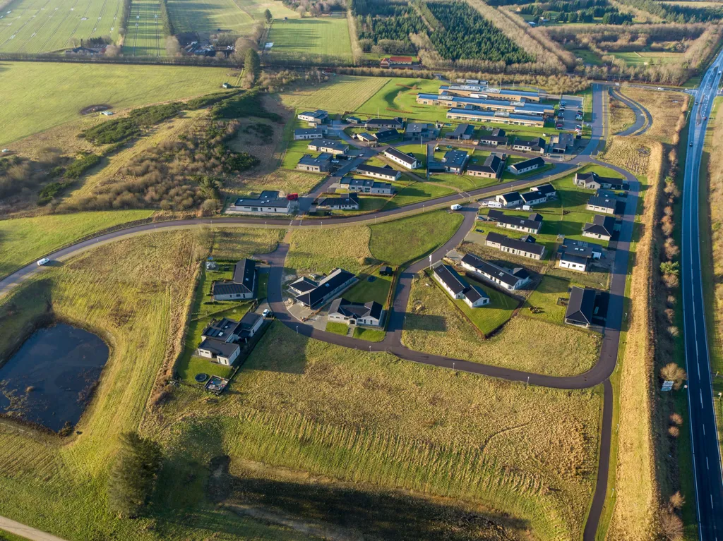 Vue aérienne - Year-Round Plot with 5G Coverage in Varde